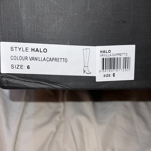 Tony Bianco Halo Thigh High Boot- Vanilla - Picture 3 of 11